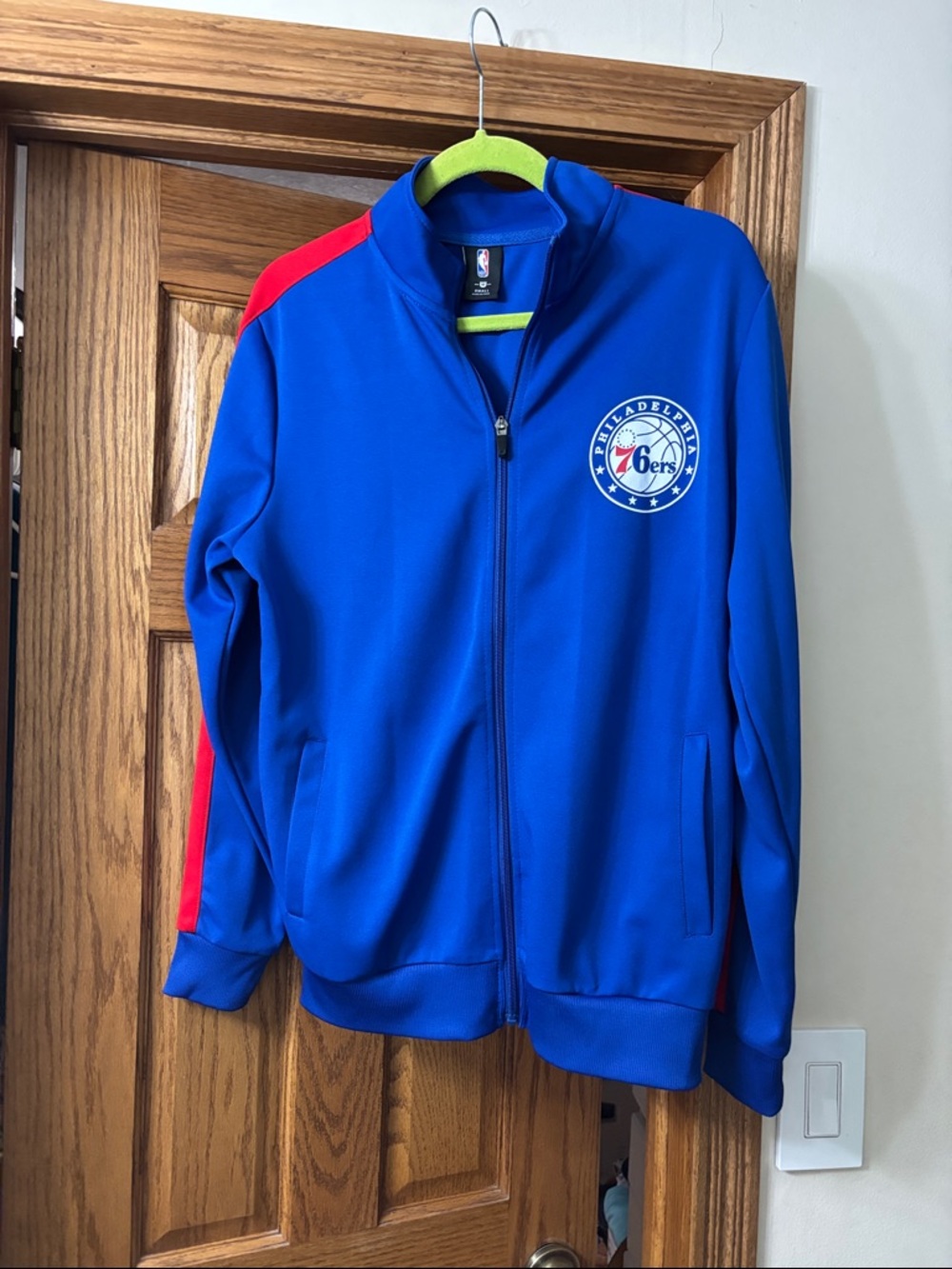 NBA Royal Blue Jacket with Neon Yellow Trim